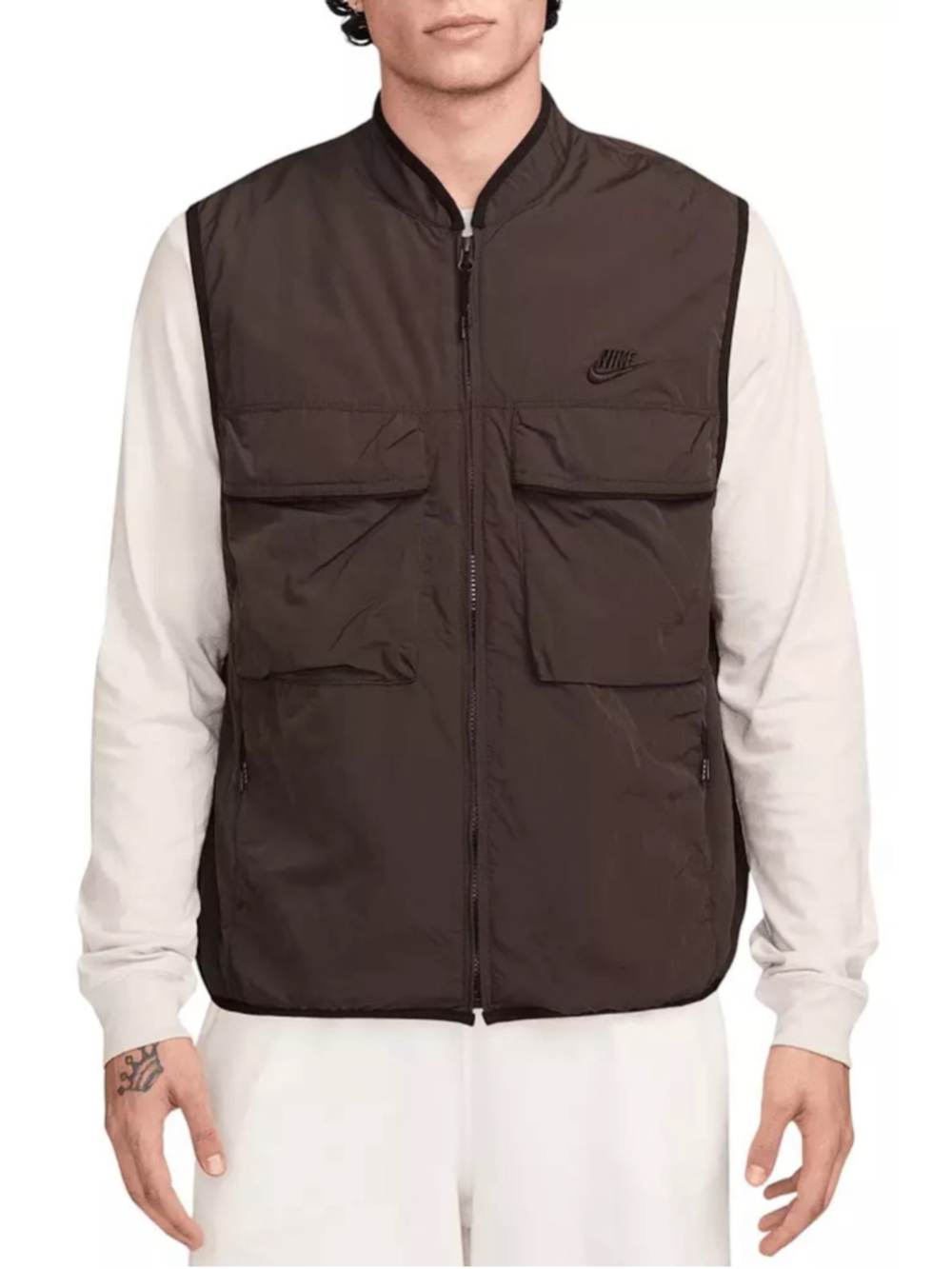 Nike Men's Dark Brown Utility Vest